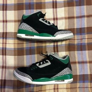 Jordan 3 pine green